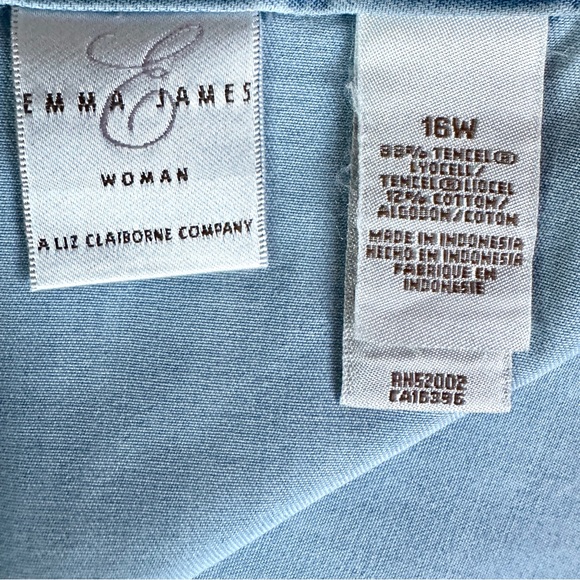 EMMA JAMES VTG Y2K LIGHT WASH DENIM MERMAID HEM MAXI SKIRT EUC! Sz16W - Picture 3 of 7